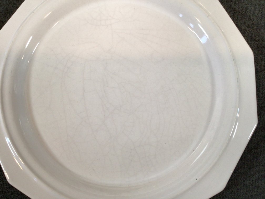 Image for White Dinner Plates,  Dessert Plates, Gravy Boat and Oval Serving Bowl