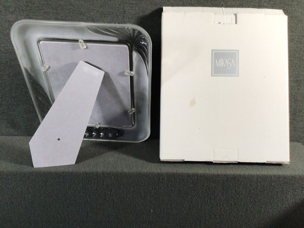 Image for NIB - Large Photo Frame and Deviled Egg Plate