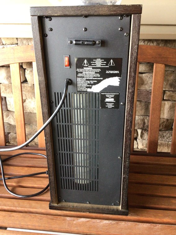 Image for Infrared Quartz Tower Heater with Remote