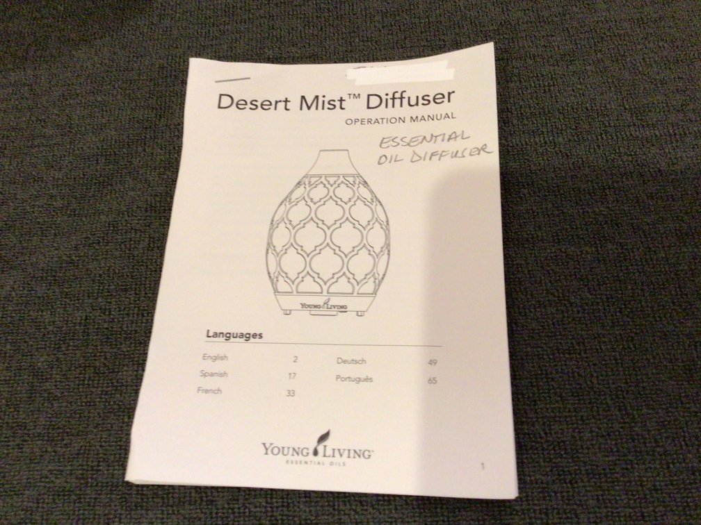 Image for Essential Oil Diffuser