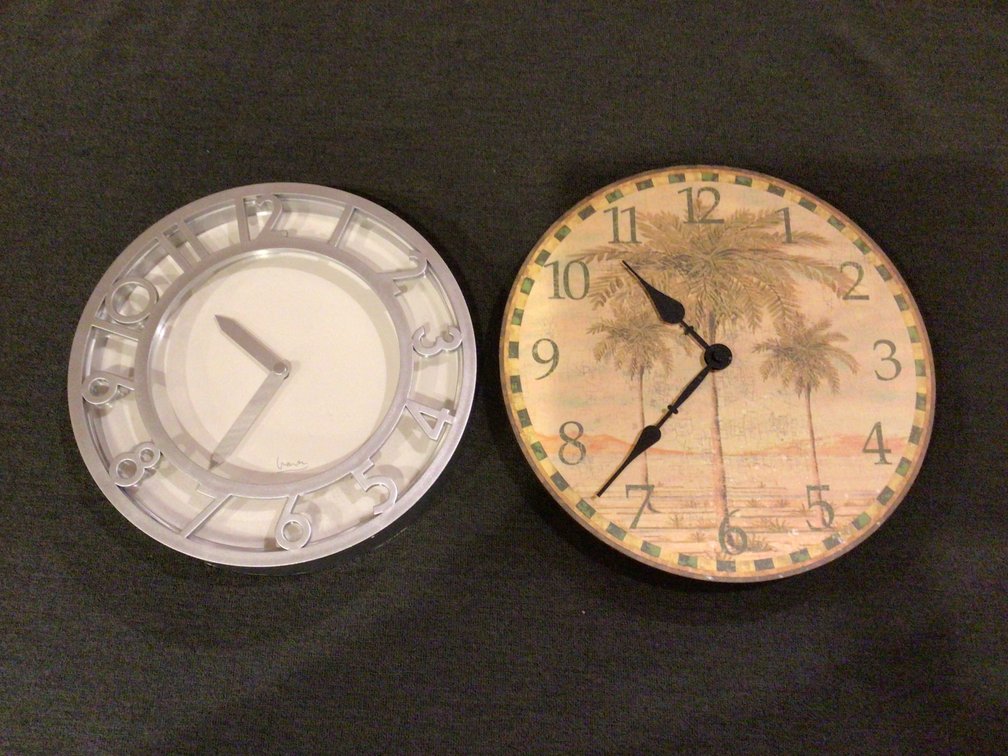 Image for Pair of Wall Clocks
