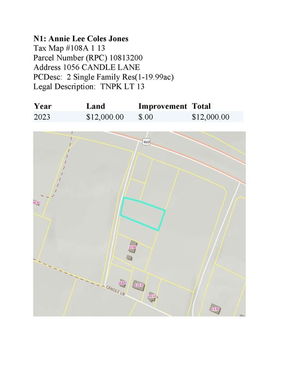Image for NJ1 - Tnpk Lot 13 at 1056 Candle Lane, Bedford
