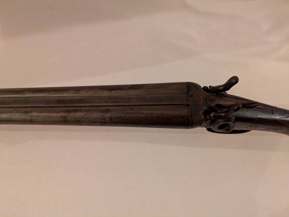 Image for T Barker Side by Side 12 Gauge Serial # 1087 30 inch barrels, ejectors