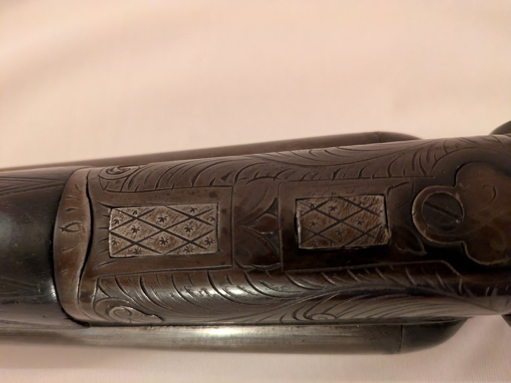 Image for T Barker Side by Side 12 Gauge Serial # 1087 30 inch barrels, ejectors