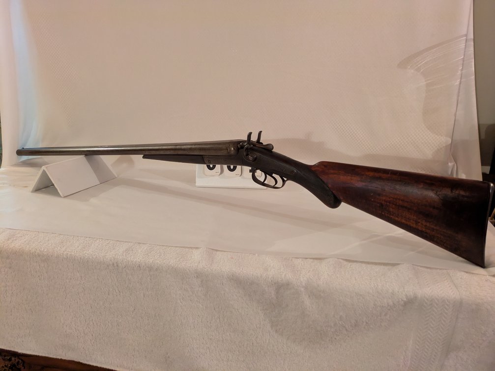 Image for T Barker Side by Side 12 Gauge Serial # 1087 30 inch barrels, ejectors