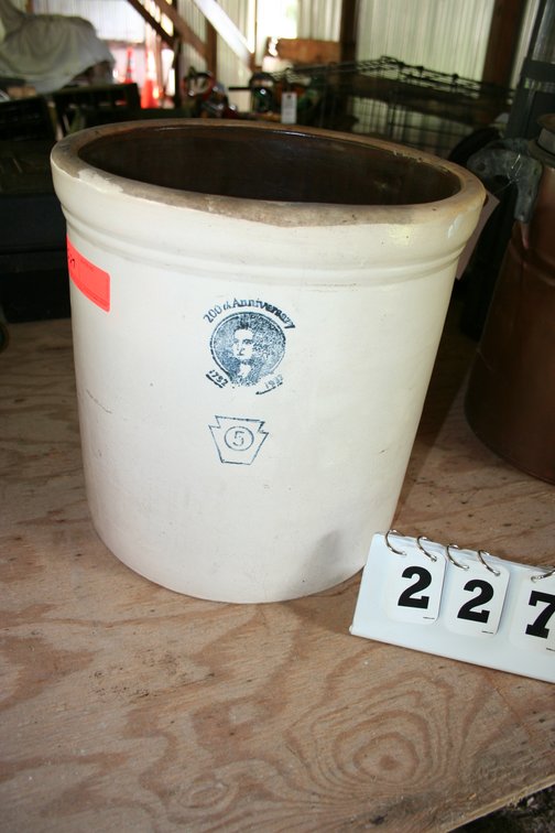 Image for 200th Anniversary 5 Gallon Stone Crock (No Cracks)