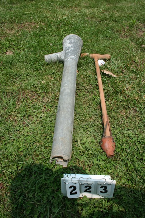 Image for Vintage Galvanized Hand Held Bilge Pump