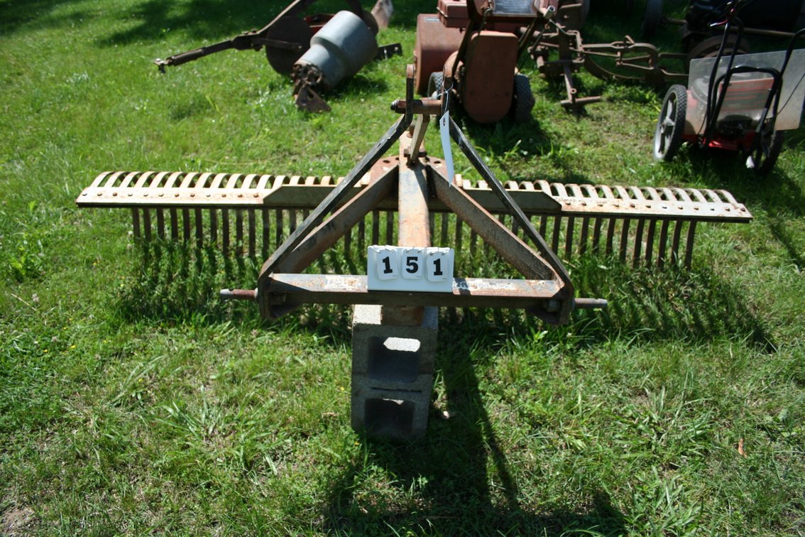 Image for Rock Rake 7 Foot 3 Point Good Condition