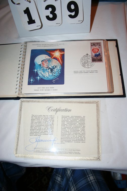 Image for Stamp Collection, Lithograph Prints of 29th Anniversary of the Space Age (6)