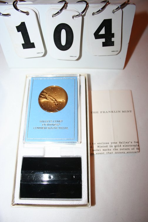 Image for Halley's Comet (Uncirculated) Gold Plated over Sterling Silver