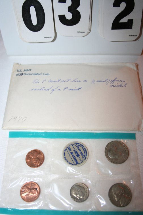 Image for 1970 (Philadelphia) Mint Set / (San Francisco) Mint Nickle (Rare)