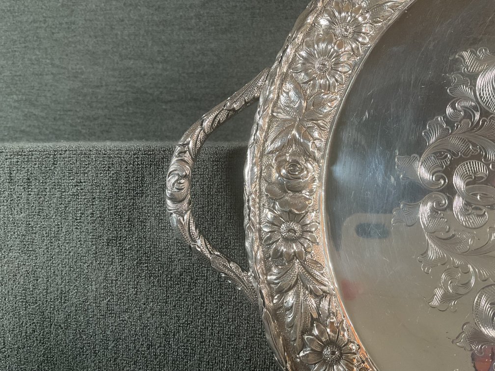 Image for S. Kirk and Son Sterling Repousse Tray
