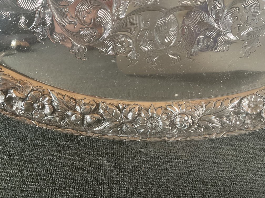 Image for S. Kirk and Son Sterling Repousse Tray