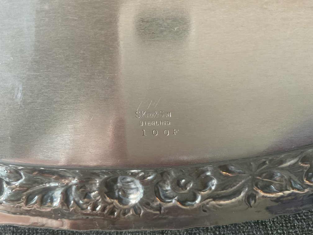 Image for S. Kirk and Son Sterling Repousse Tray