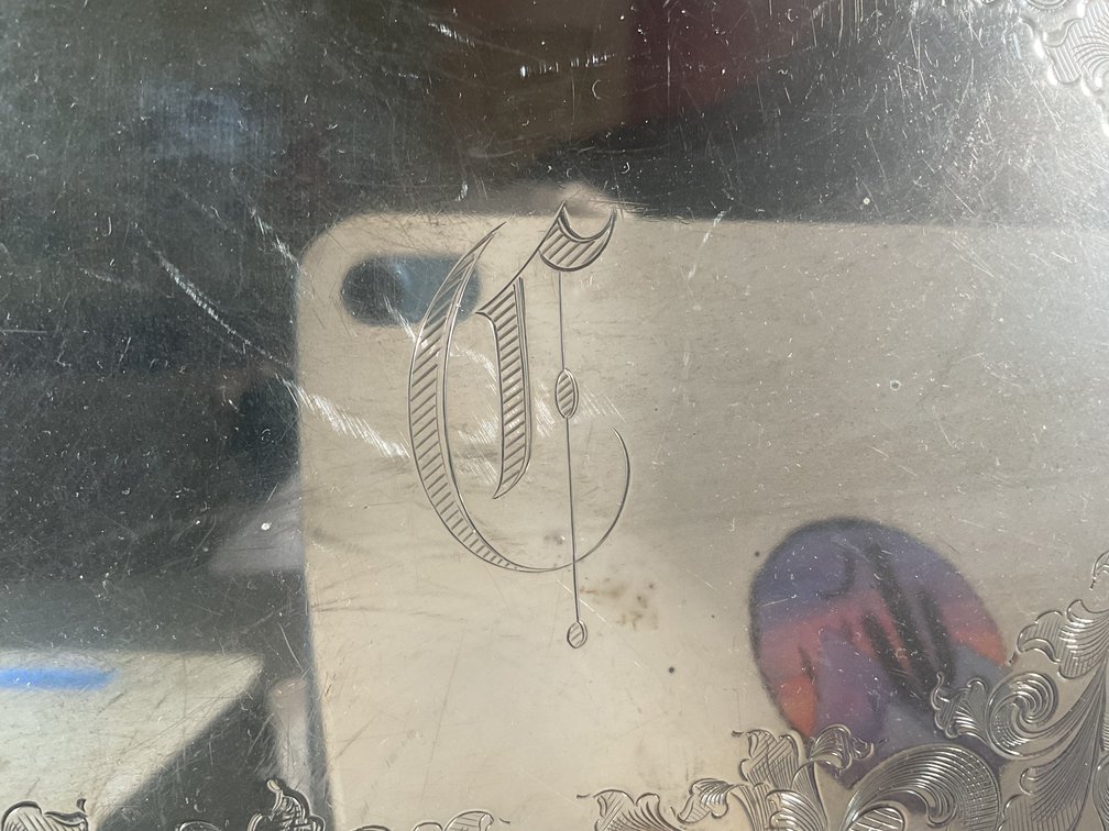 Image for S. Kirk and Son Sterling Repousse Tray
