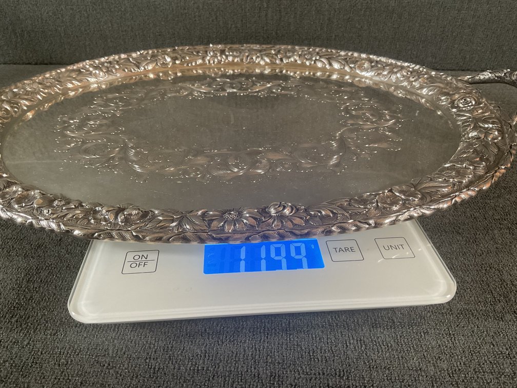 Image for S. Kirk and Son Sterling Repousse Tray
