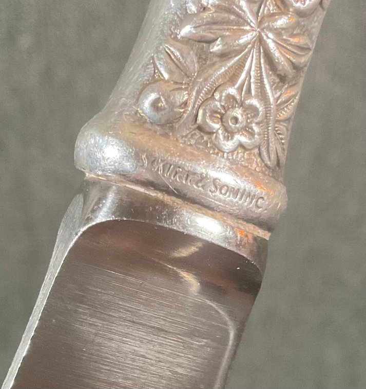 Image for S. Kirk & Son Sterling Handle Repousse Carving Set
