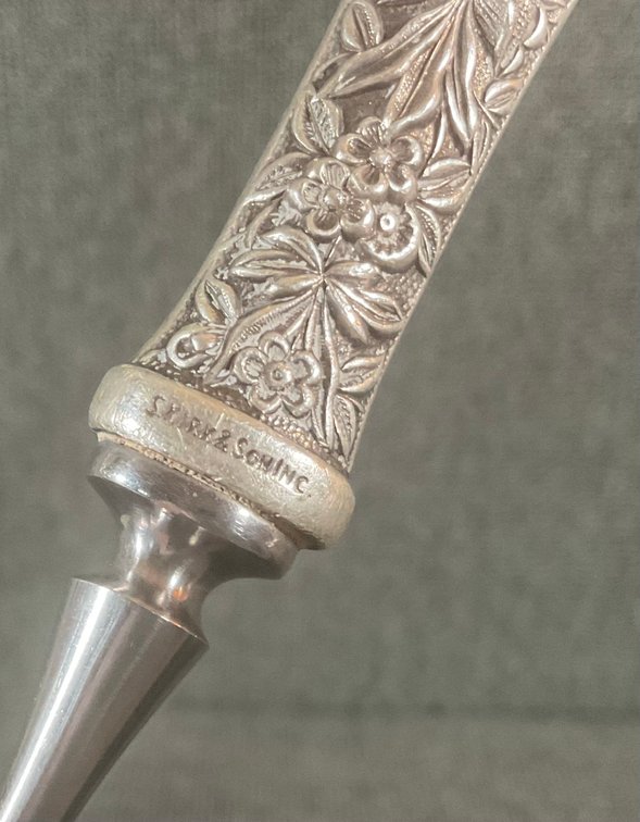 Image for S. Kirk & Son Sterling Handle Repousse Carving Set
