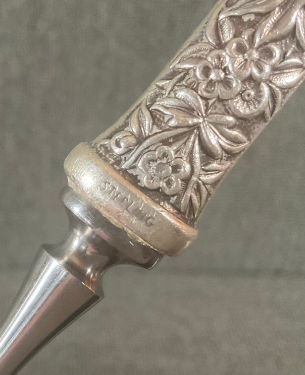 Image for S. Kirk & Son Sterling Handle Repousse Carving Set