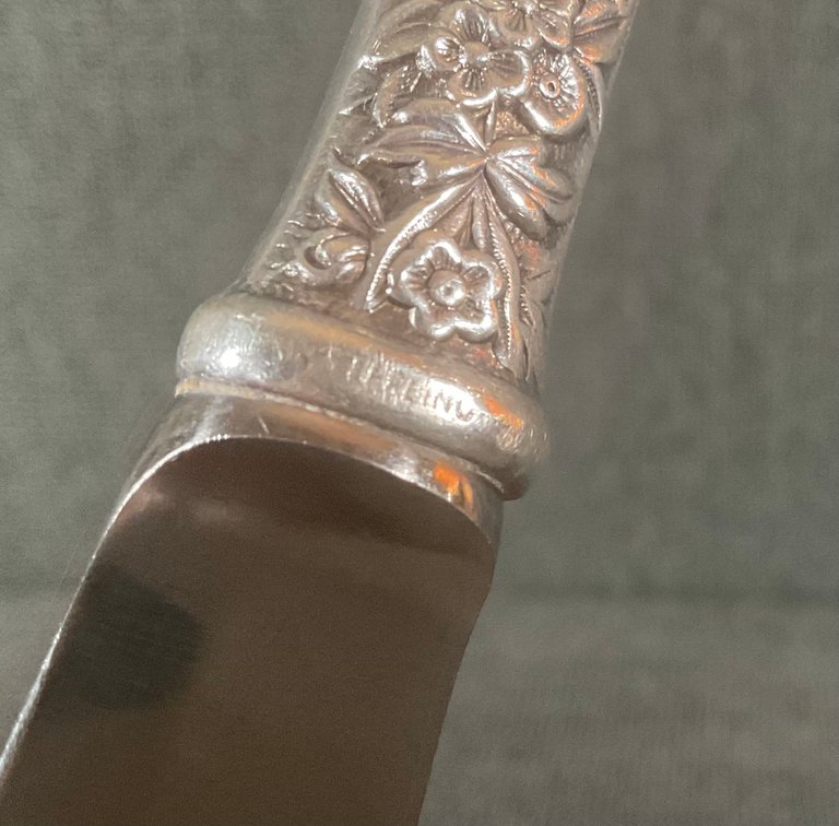 Image for S. Kirk & Son Sterling Handle Repousse Carving Set