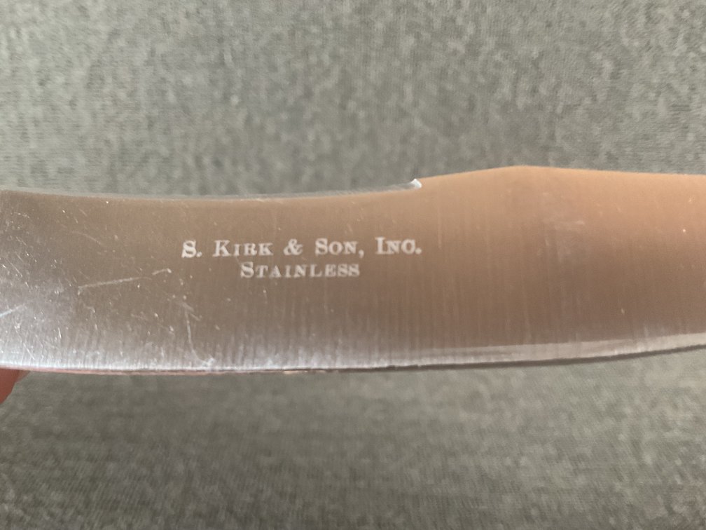 Image for S. Kirk & Son Sterling Handle Repousse Carving Set