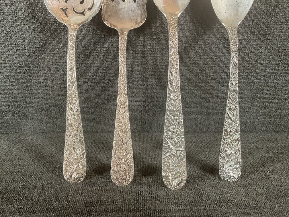 Image for S. Kirk & Son Sterling Repousse Serving Pieces
