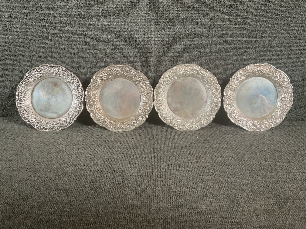 Image for S. Kirk & Son Sterling Silver Butter Pats Set of 4
