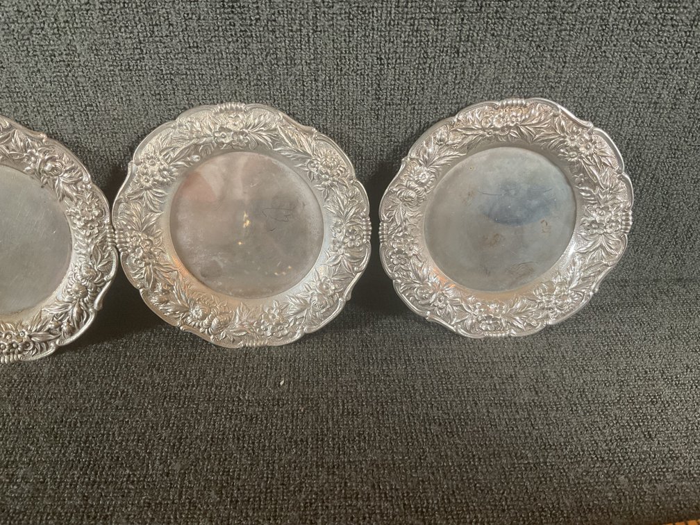 Image for S. Kirk & Son Sterling Silver Butter Pats Set of 4