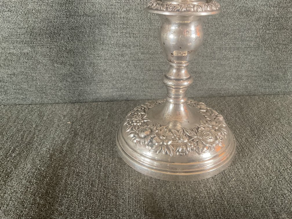 Image for S. Kirk & Son Repousse Sterling Candelabra Set