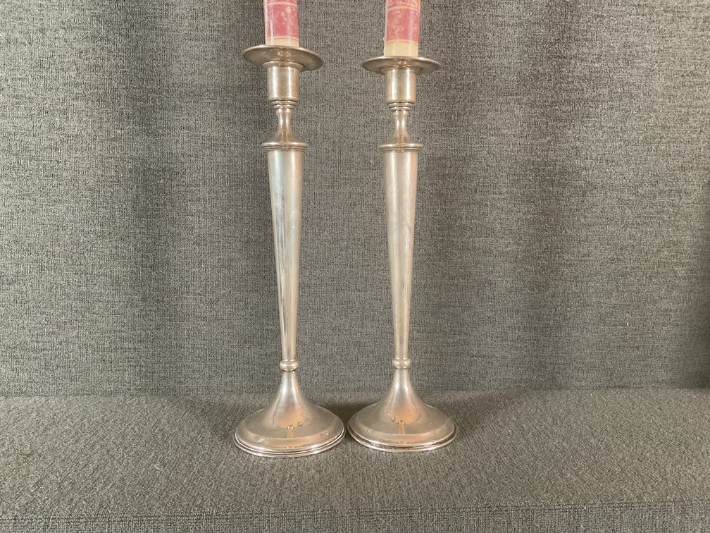 Image for Richard Dimes Sterling Silver Candle Sticks