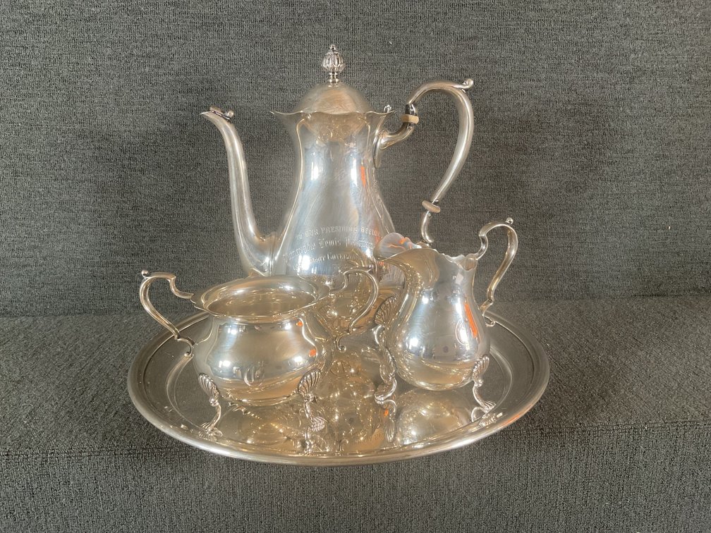 Image for Fisher Jack Shepard Sterling Silver Presentation Tea Set