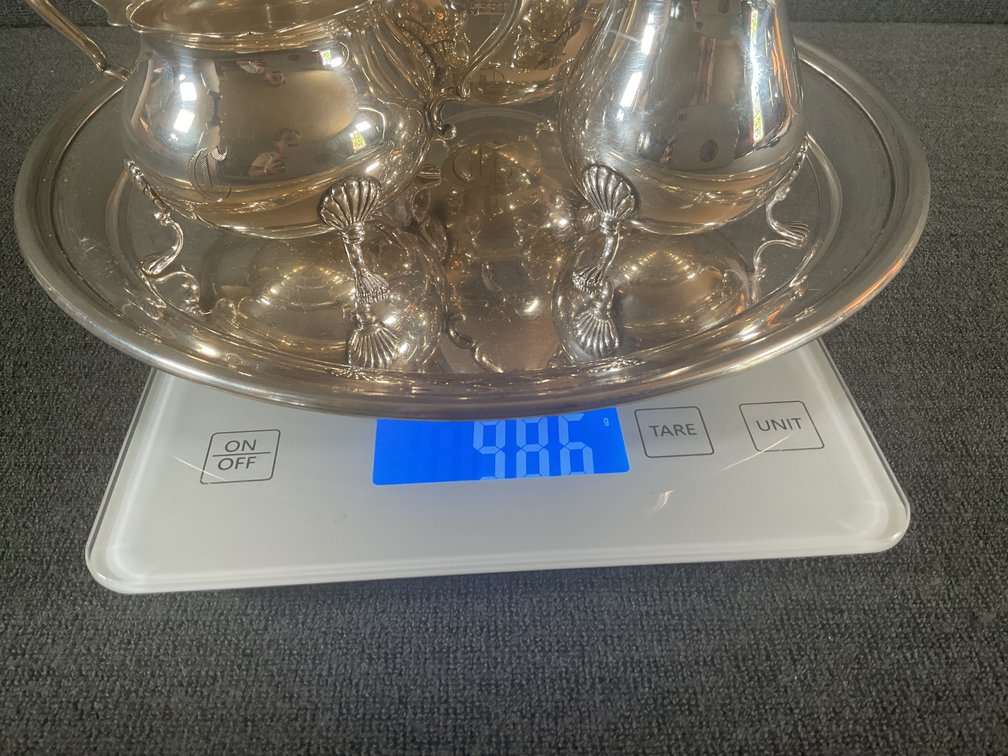 Image for Fisher Jack Shepard Sterling Silver Presentation Tea Set