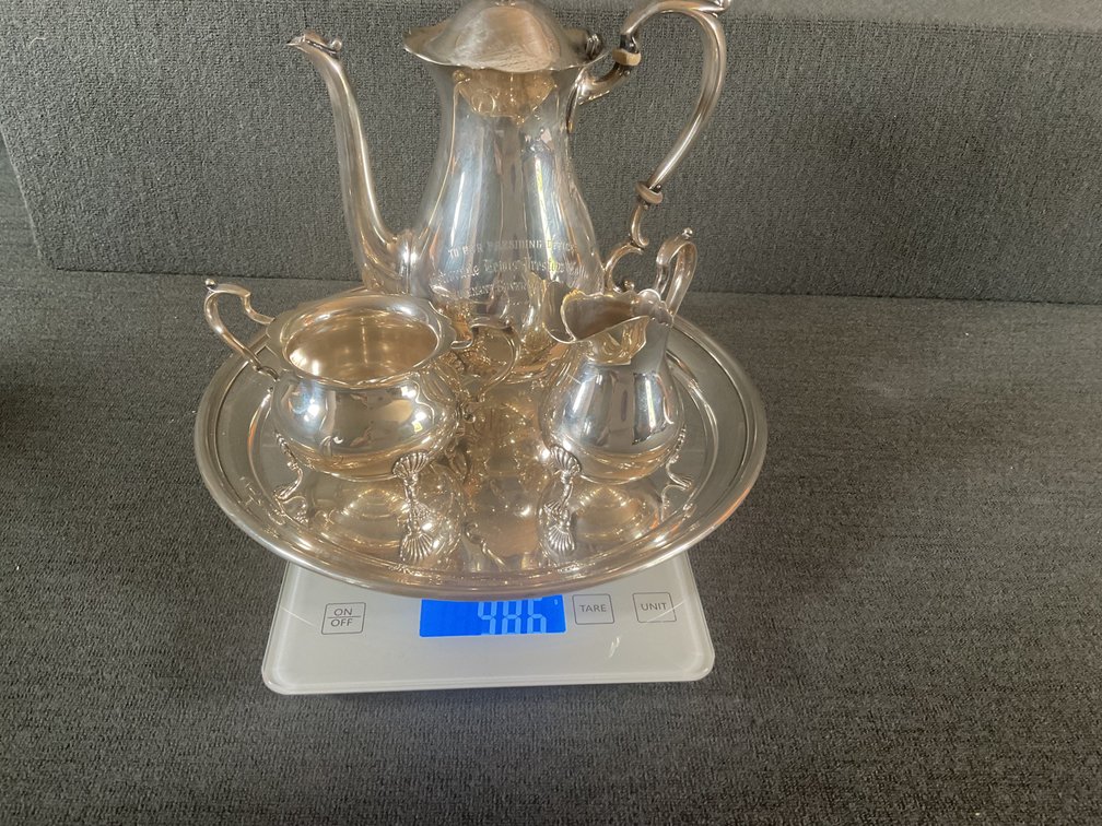Image for Fisher Jack Shepard Sterling Silver Presentation Tea Set