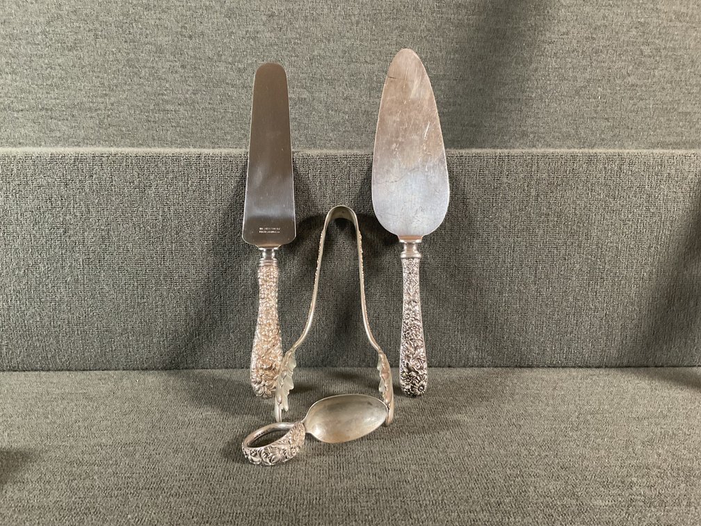 Image for S. Kirk & Son “Repousse” Sterling Silver Serving Pieces