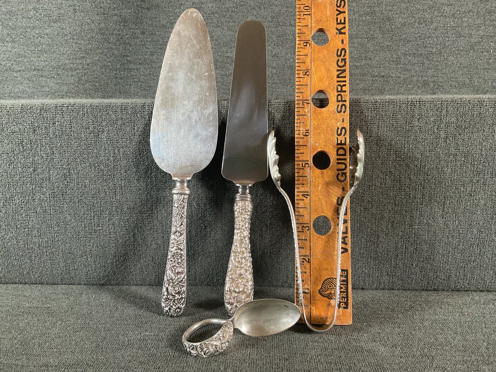 Image for S. Kirk & Son “Repousse” Sterling Silver Serving Pieces