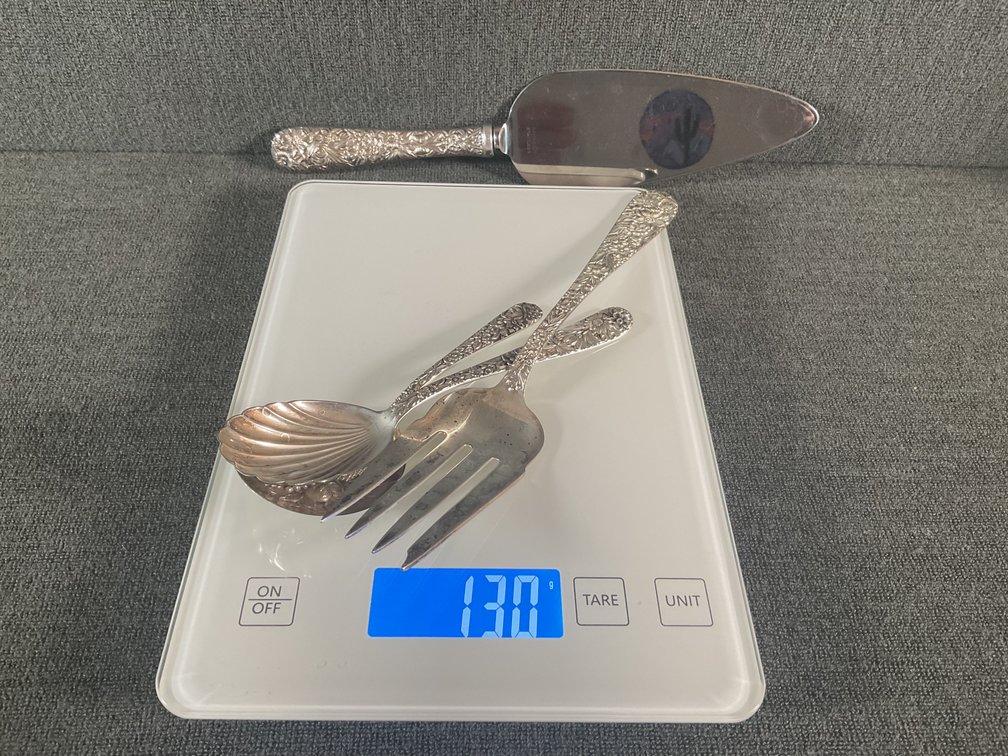 Image for S Kirk & Son “Repousse” Sterling Silver Serving Pieces