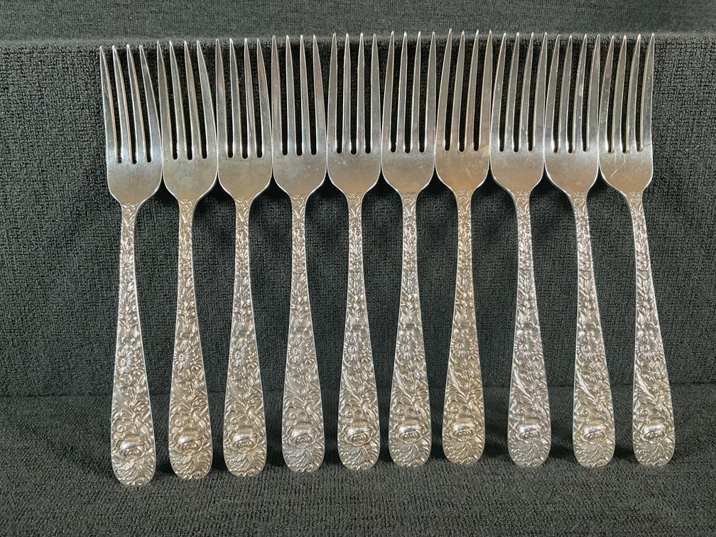 Image for S Kirk & Son “Repousse” Forks
