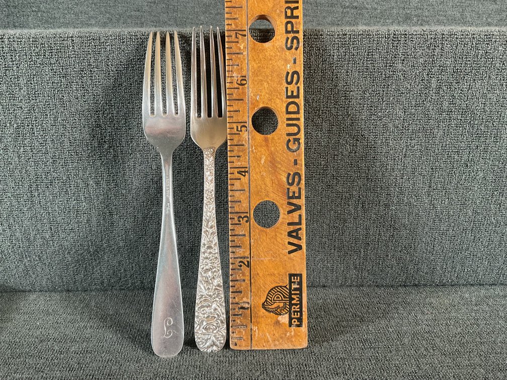 Image for S Kirk & Son “Repousse” Sterling Silver Forks
