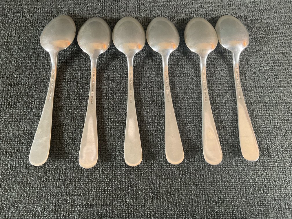 Image for S Kirk & Son “Repousse” Sterling Silver Demi Spoons