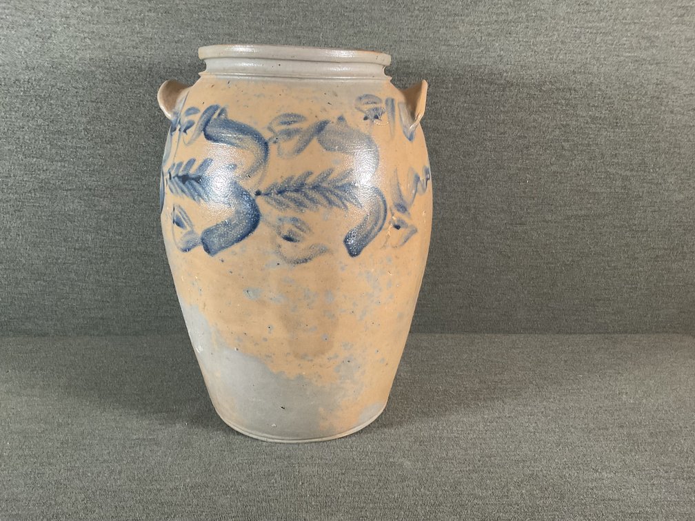 Image for Cobalt Decorated 4 Gallon Crock