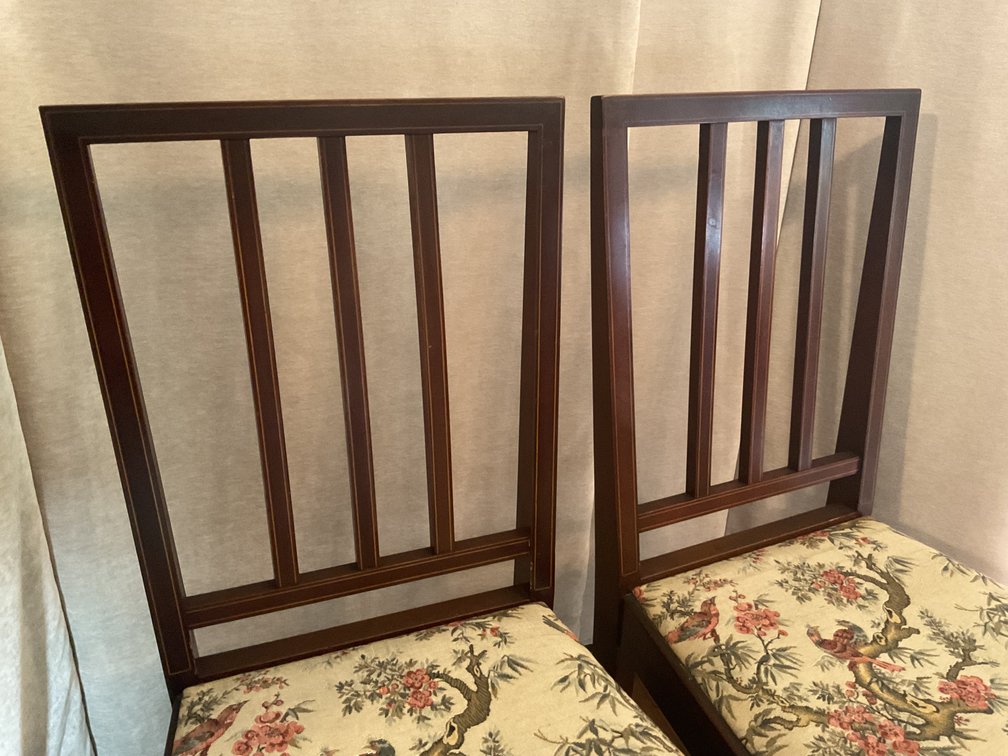 Image for Pair of Federal Inlaid Chairs