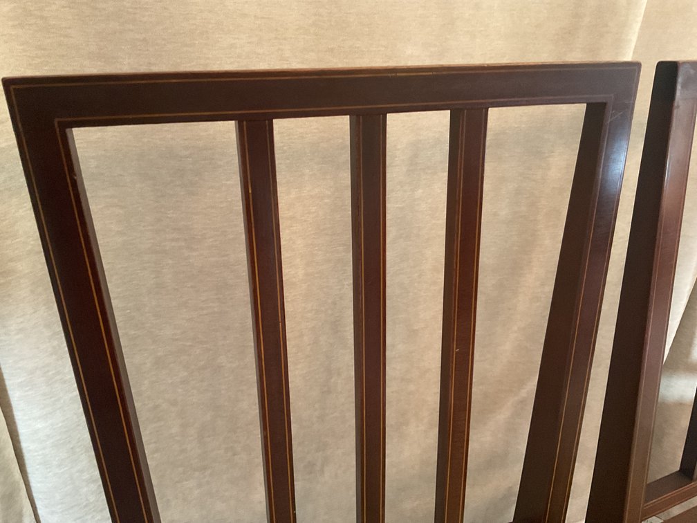 Image for Pair of Federal Inlaid Chairs