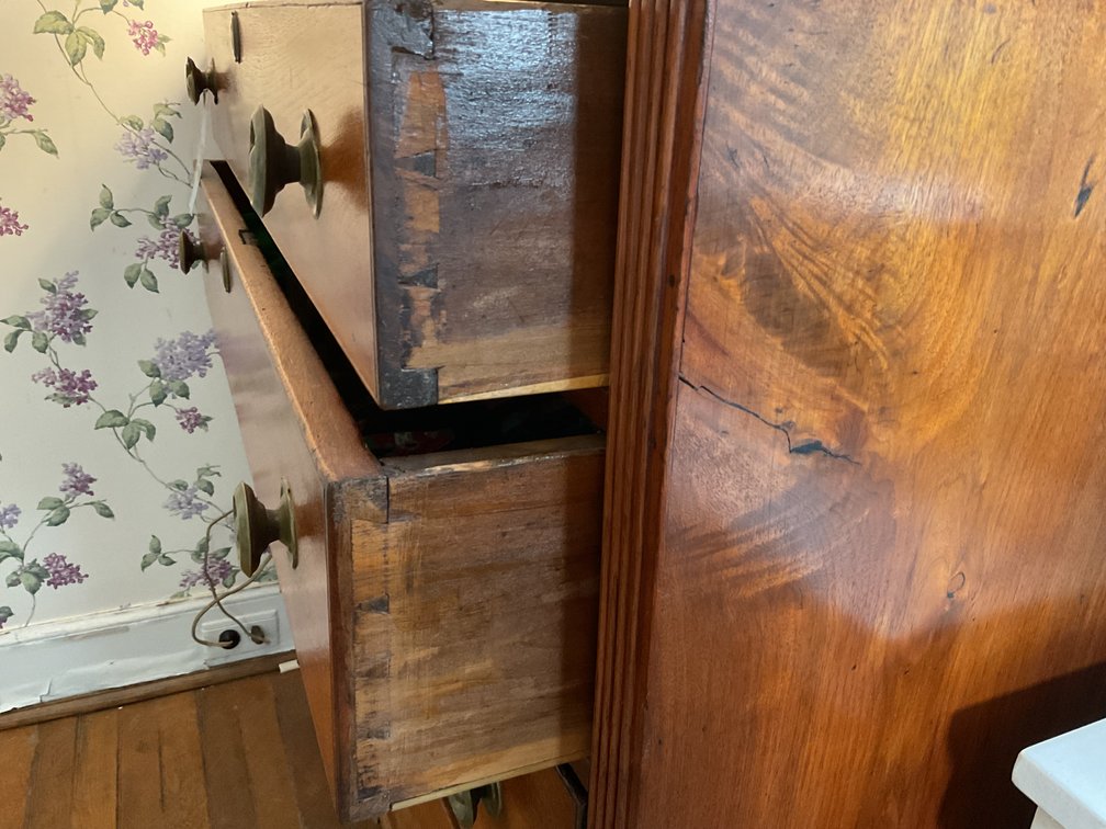 Image for Antique Walnut Chest of Drawers