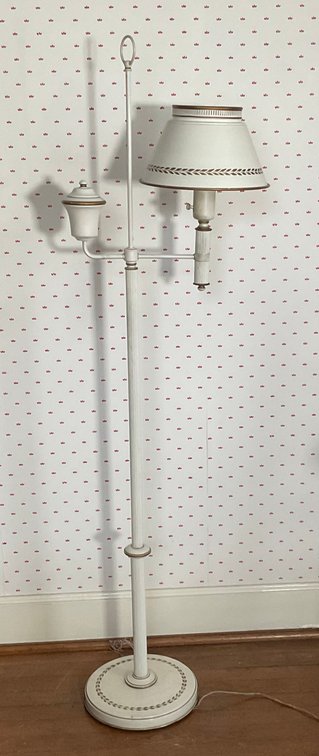 Image for Tole Painted Floor Lamp