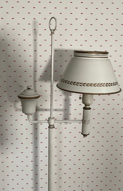 Image for Tole Painted Floor Lamp