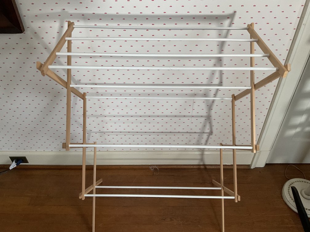 Image for Laundry Drying Rack and Chrome Plated Towel Rack