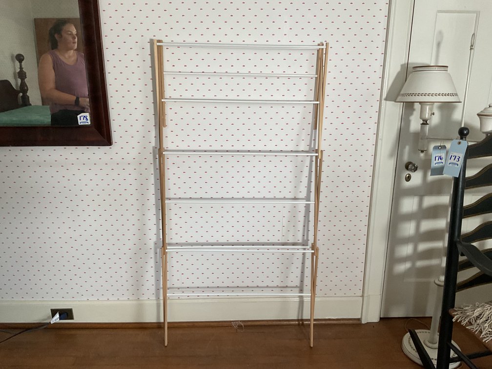 Image for Laundry Drying Rack and Chrome Plated Towel Rack