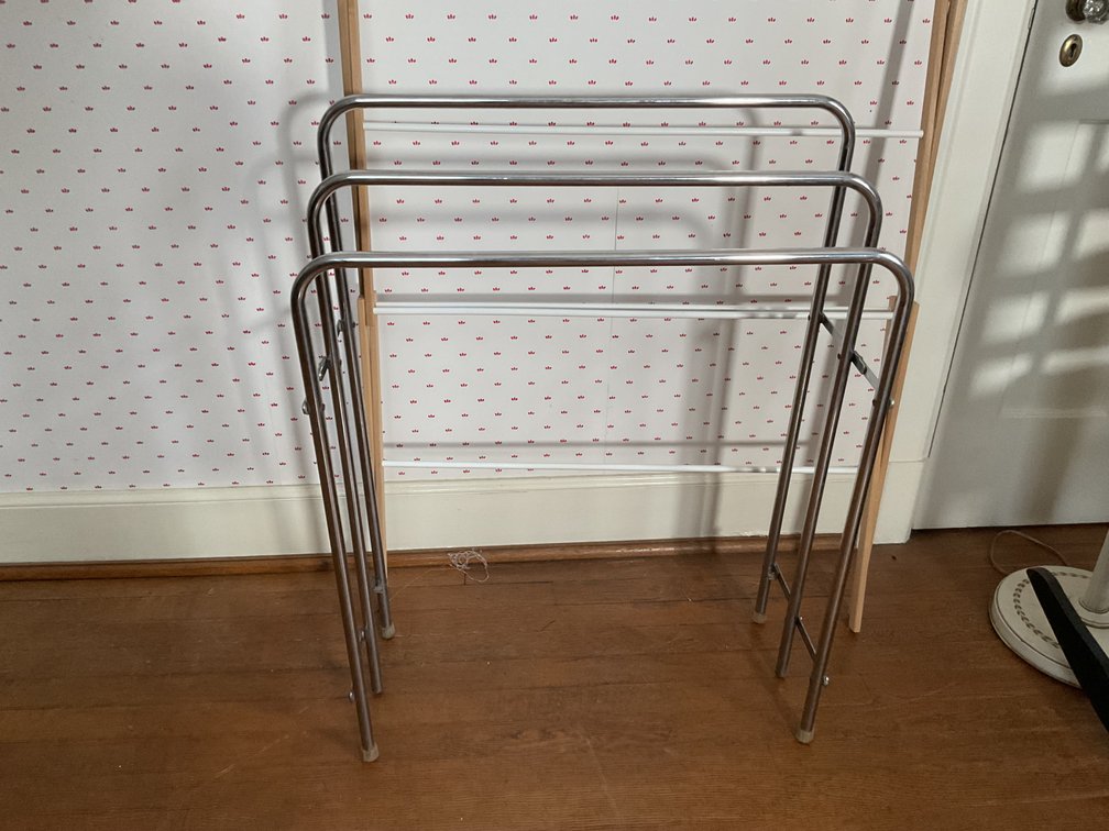 Image for Laundry Drying Rack and Chrome Plated Towel Rack