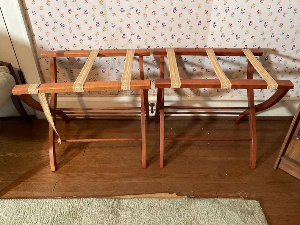 Image for Three Folding Luggage Racks