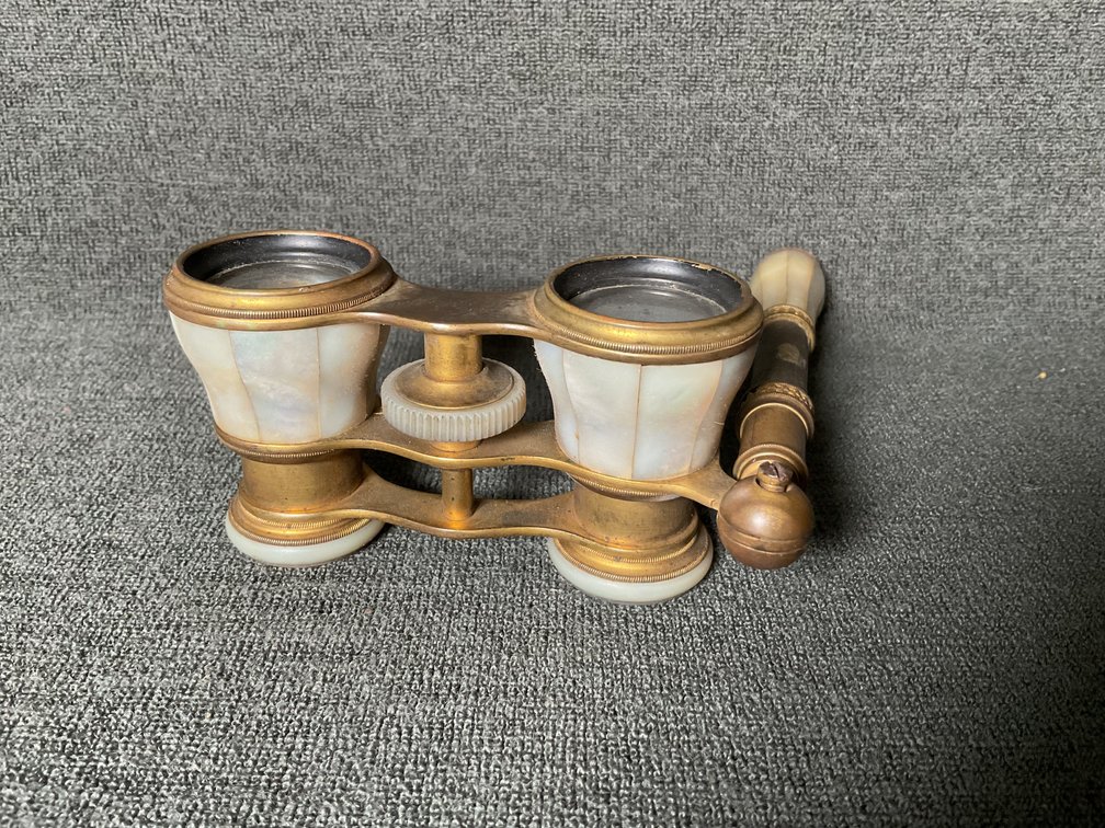 Image for Brass and Mother of Pearl Opera Glasses